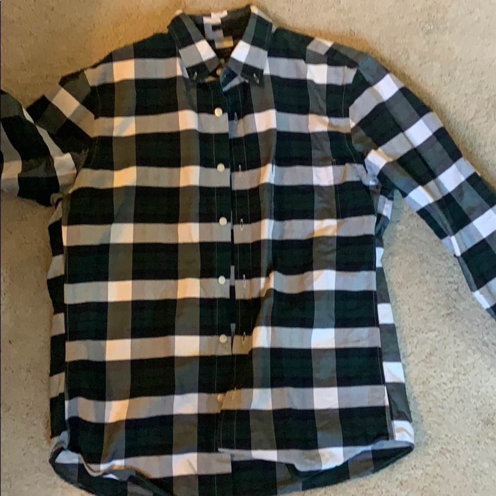 Plaid button down